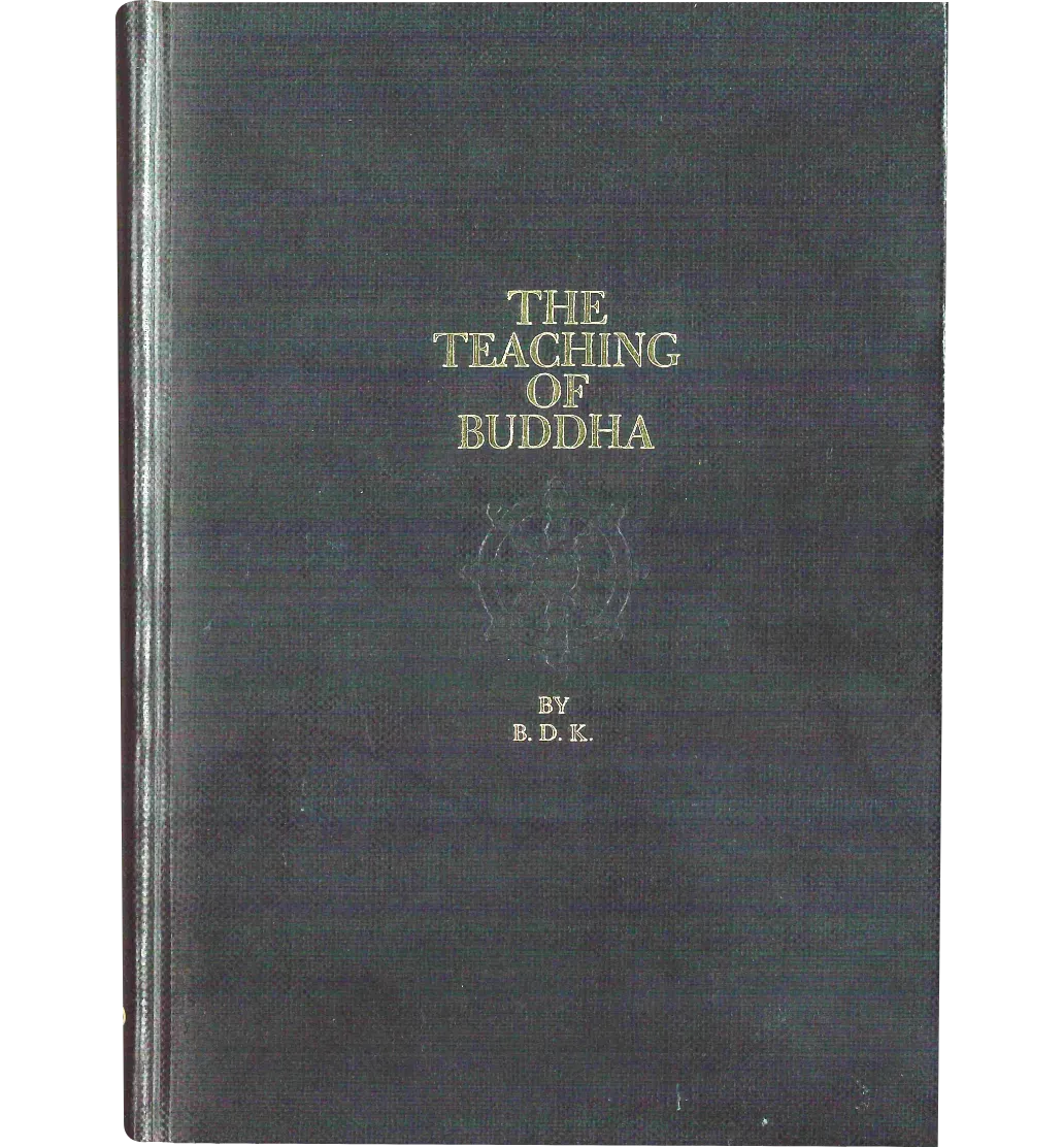 The Teaching of Buddha